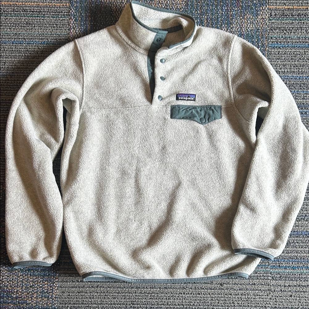 Patagonia Synchilla Fleece Pullover in Gray Sweater Men’s SzS